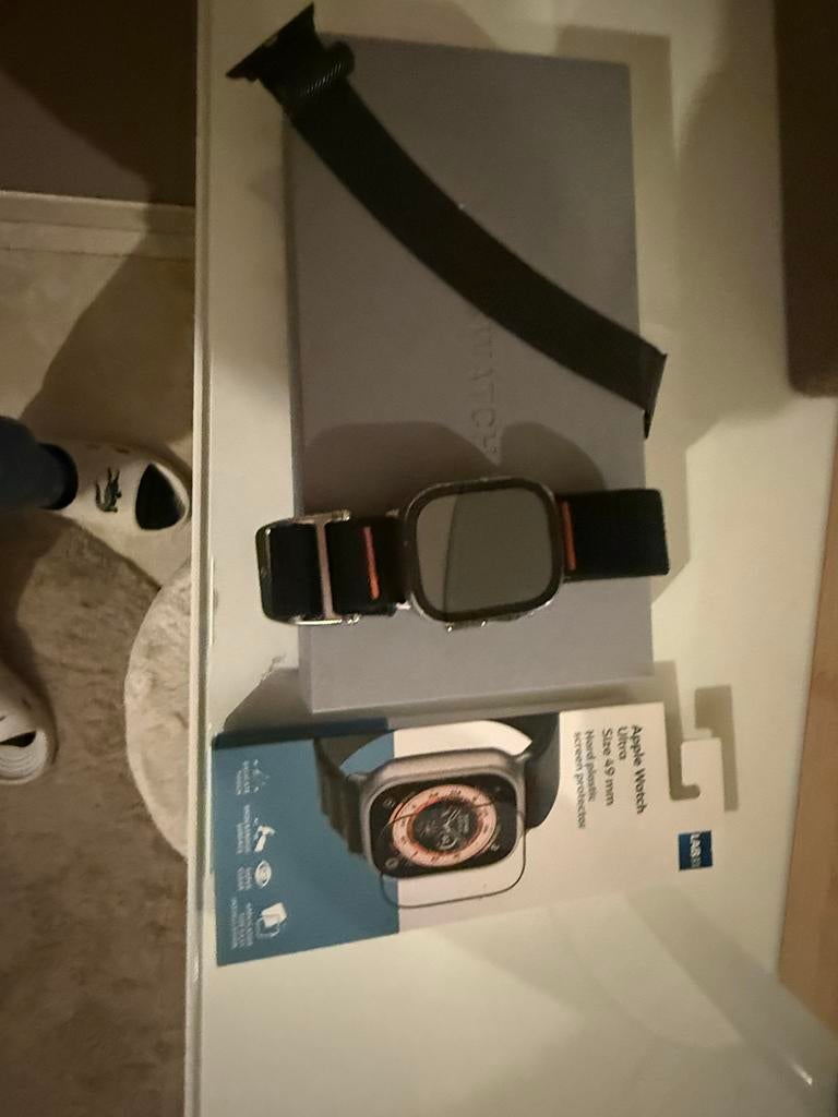 Apple Watch Ultra 49mm (Titanium), Bijoux, Sacs & Beauté, Montres connectées, Enlèvement, Comme neuf, Orange