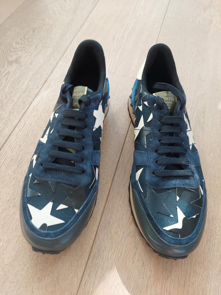 Valentino Garavani Star Camouflage Marineblauw — Sneakers, Ophalen of Verzenden