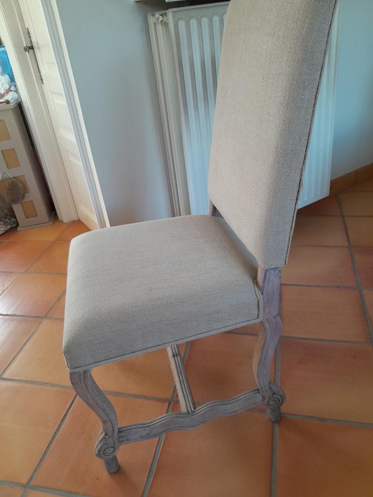 Cantelle stoel Louis XV-stijl - french Mutton Leg Chair, Antiek en Kunst, Ophalen