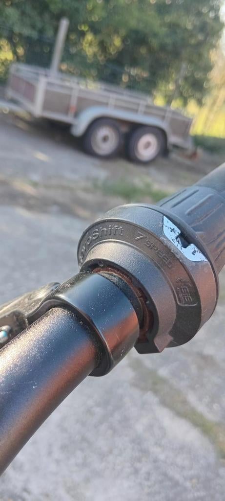 Btwin Fold 500 Blue Plooifiets 7 versnellingen 30 cm hoogte., Fietsen en Brommers, Gebruikt, Opvouwbaar, 60 tot 80 kg, Ophalen of Verzenden