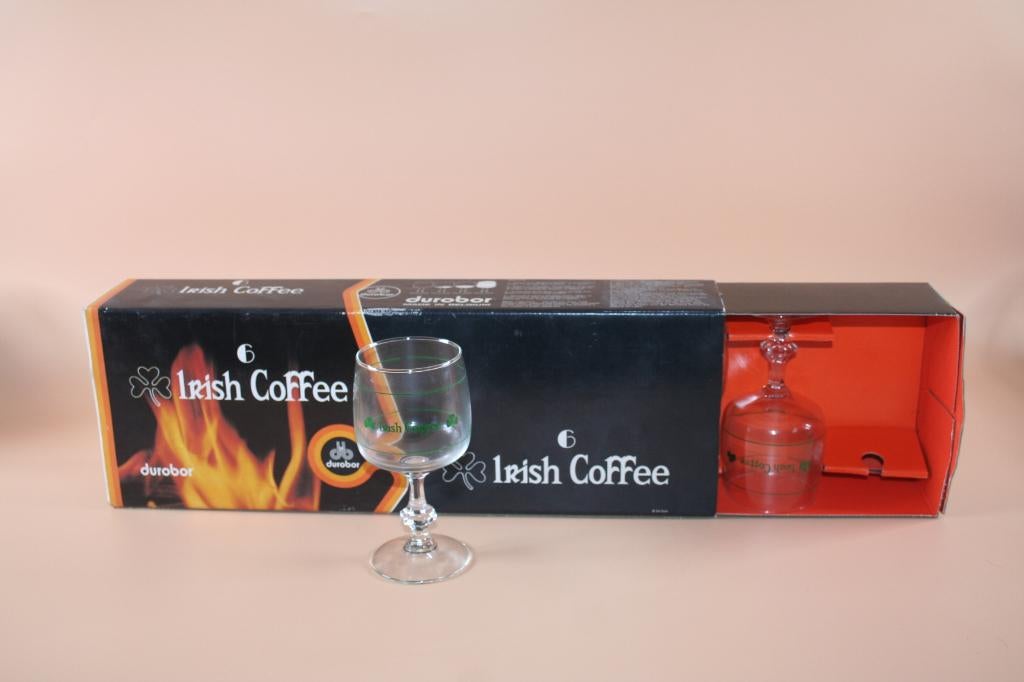 6 Irish coffee glazen - Durobor vintage, Collections, Enlèvement
