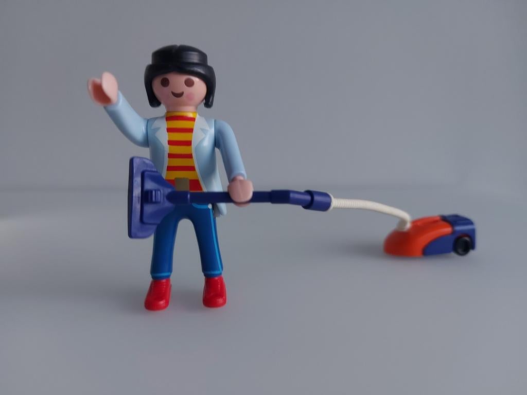 Playmobil vrouw met stofzuiger, Ophalen of Verzenden
