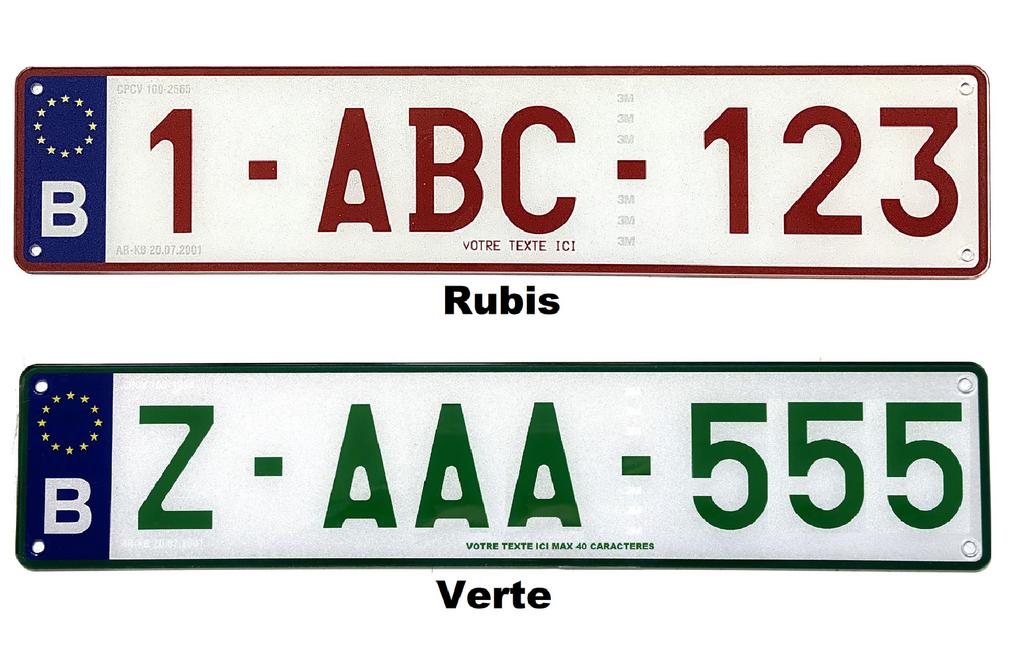 Plaque immatriculation PLEXI texte inférieur, Autos : Divers, Tuning & Styling, Enlèvement ou Envoi, ., ., .