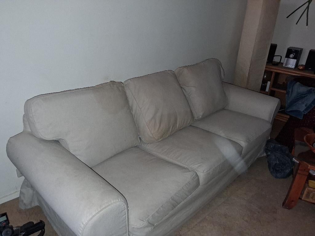 Canapé, Enlèvement, Utilisé, Tissus, Moderne