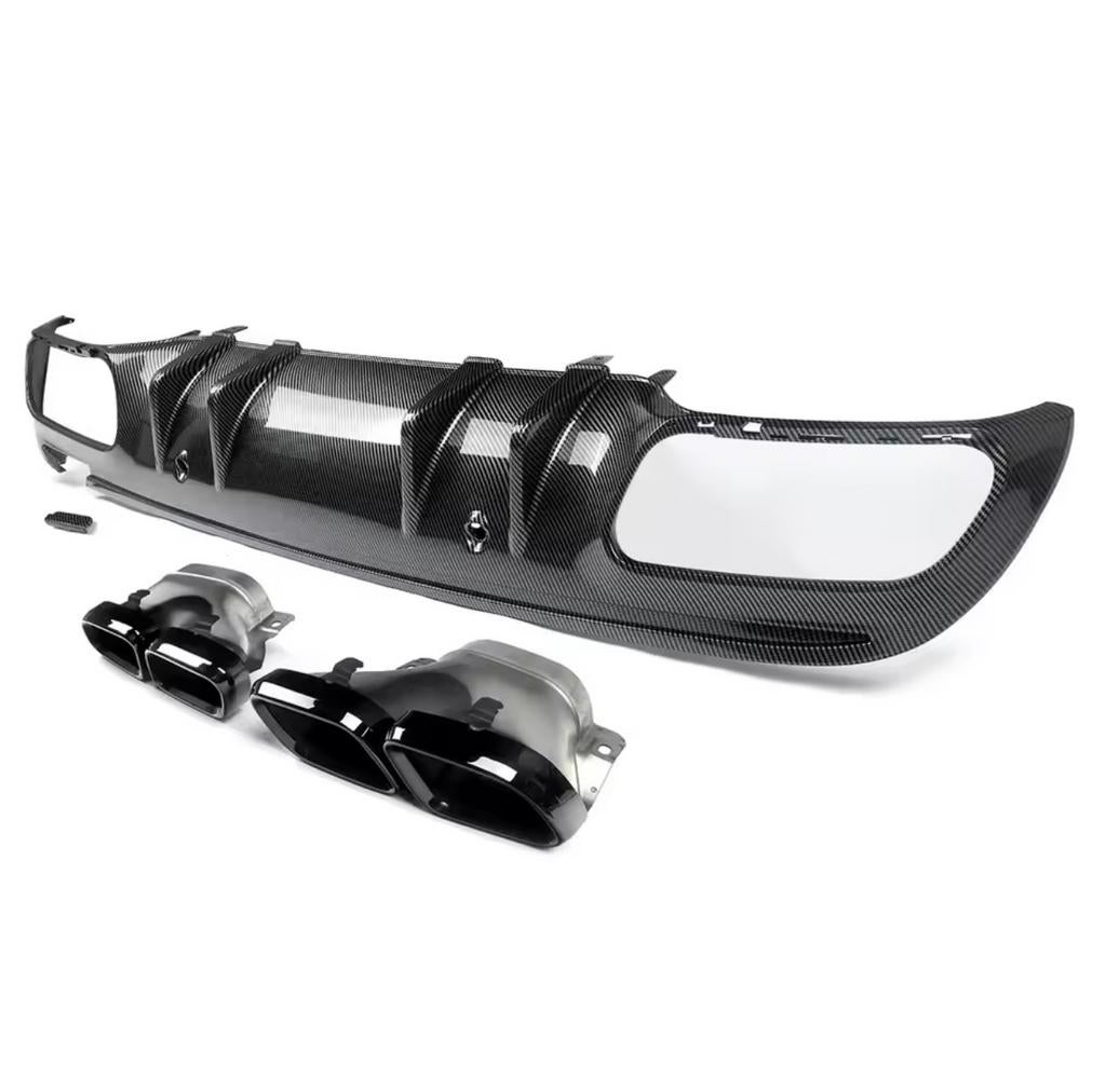 Diffuseur Mercedes C-classe AMG (pour AMG line), Neuf, Arrière, Pare-chocs, Mercedes-Benz