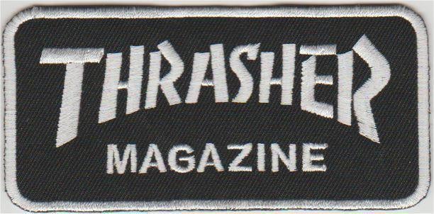 Thrasher Magazine stoffen opstrijk patch embleem #4, Verzenden, Nieuw
