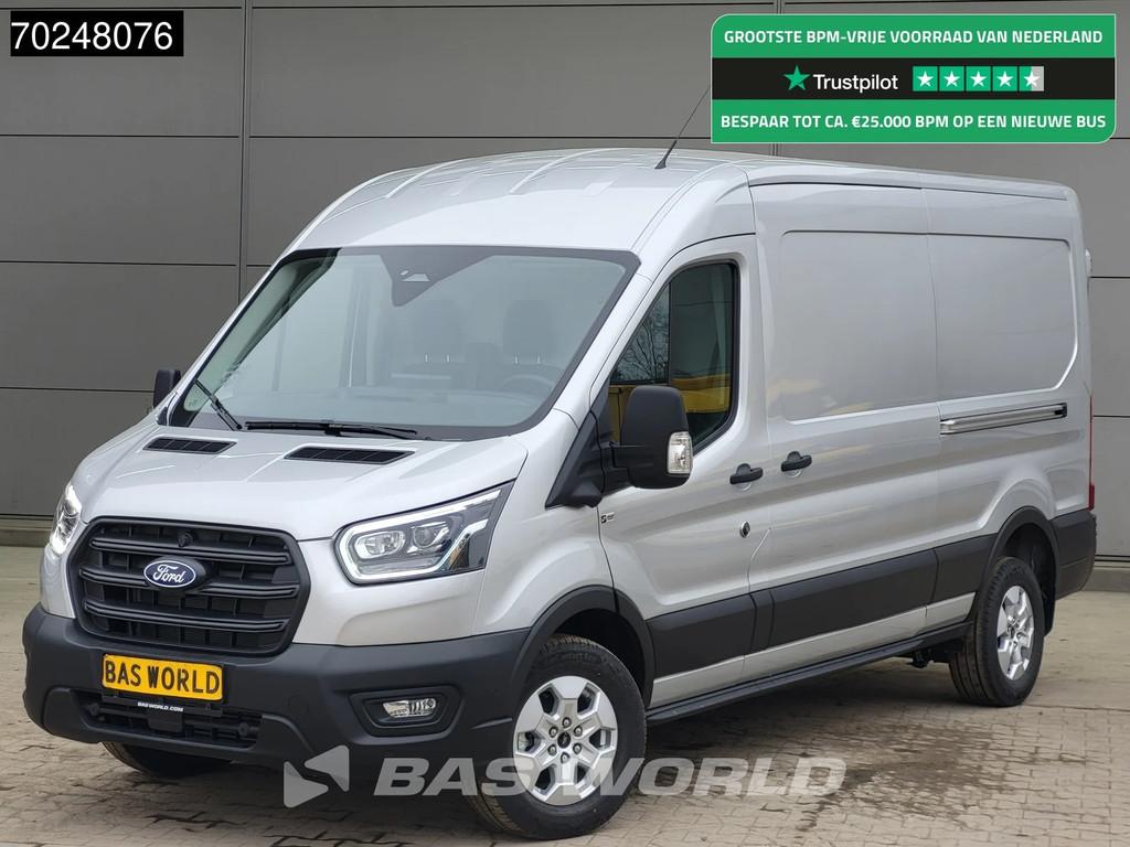 Ford Transit 165pk BPM VRIJ! Automaat 2025 model Dubbele sch, Auto's, Automaat, Stof, 1995 cc, 4 cilinders