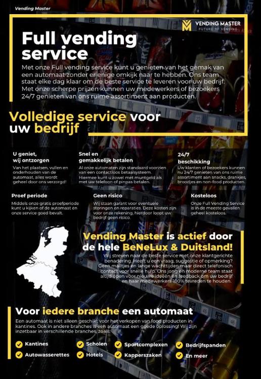 Full Service Vending | Gratis vendingmachine op locatie, Verzamelen, Automaten | Overige, Ophalen, Nieuw