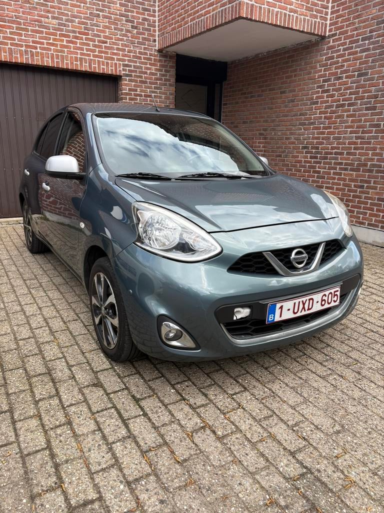 Micra 2016 Automaat NIEUWE MOTOR 60000 km 1ste eigenaar, Autos, Nissan, Achat, Euro 6, Entretenue par le concessionnaire, Noir