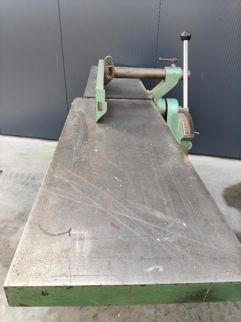 vlakbank / vlakschaaf machine, Ophalen