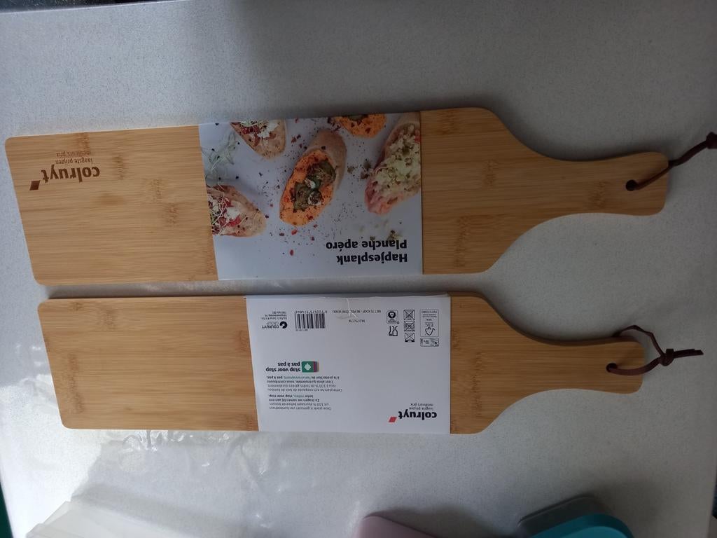 2 houten tapas plank, Huis en Inrichting, Woonaccessoires | Dienbladen, Ophalen