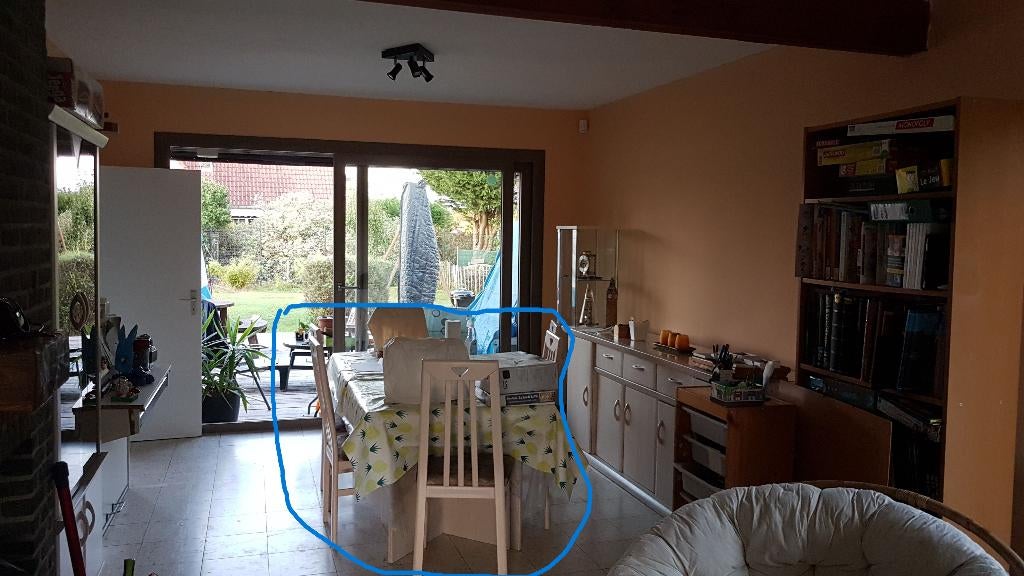 Table 6p, Ophalen, Gebruikt, 75 cm of meer, Glas