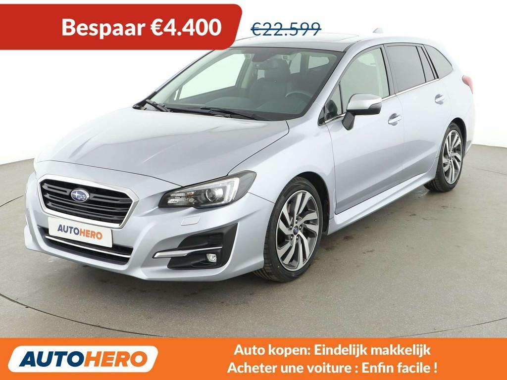 Subaru Levorg 2.0 Exclusive 4x4 (bj 2020, automaat), Auto's, Automaat, Leder, Zilver of Grijs, 196 g/km