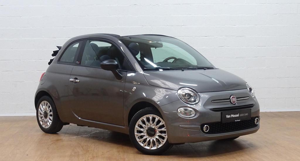 Fiat 500C 1.0 Hybrid 70 Cult, Voorwielaandrijving, Stof, Gebruikt, Zwart