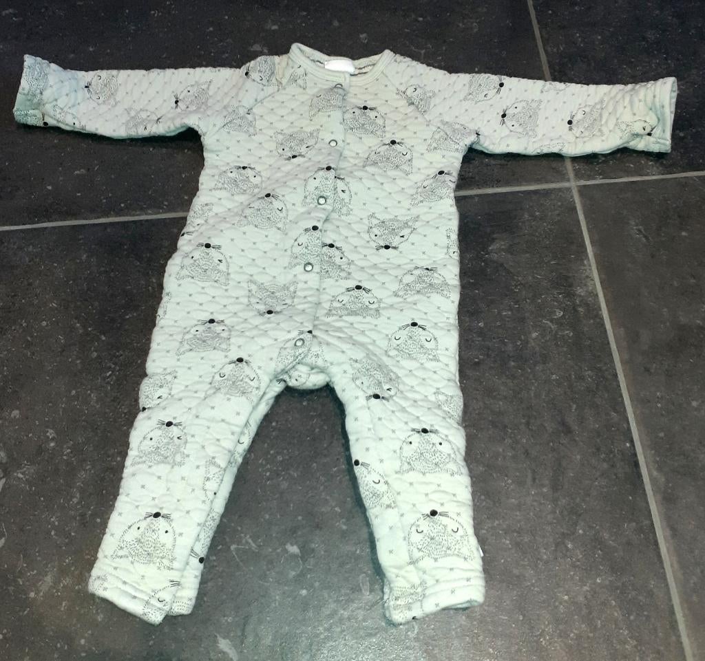 Baby warm boxpakje grijs met vosjes Hema 74, Kinderen en Baby's, Ophalen of Verzenden, Nieuw, Jongetje of Meisje, Pakje