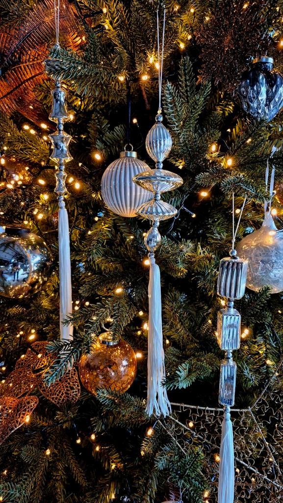 14 x Vintage glazen kerstversiering, Ophalen of Verzenden, Zo goed als nieuw