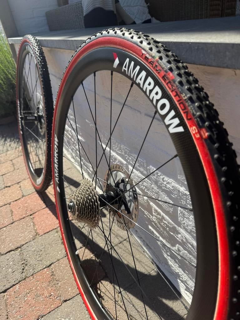 Amarrow carbon wielset, Enlèvement, Comme neuf, Carbone