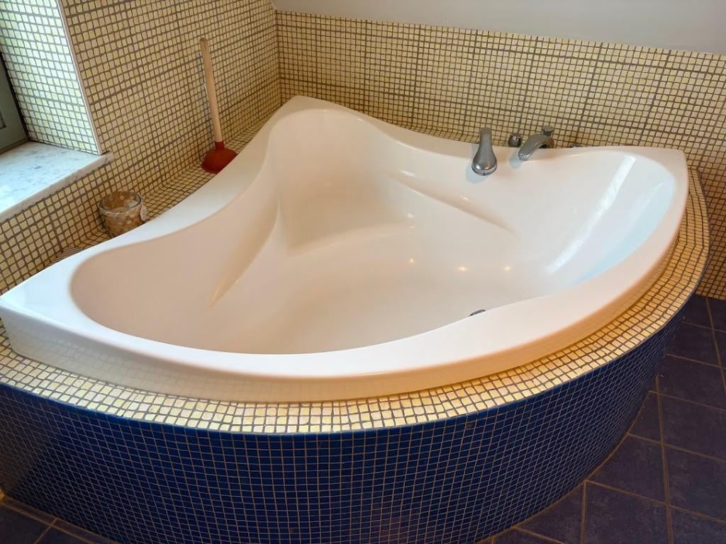 bad inbouw hoekbad, Ophalen, Gebruikt, Met bad