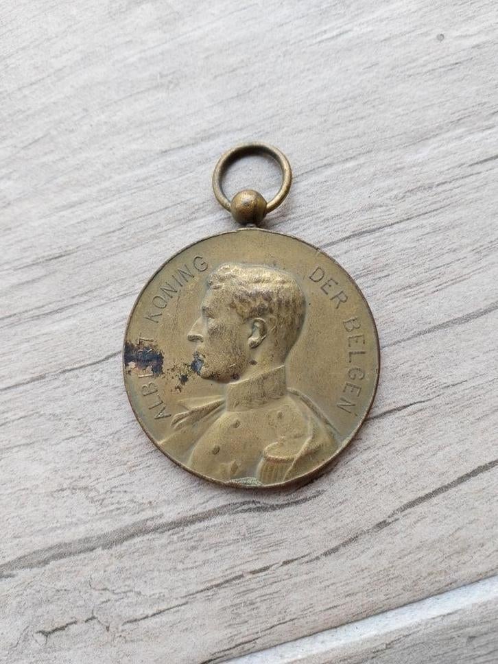 Médaille belge des frères d'armes Albert Ier de la Première, Collections, Enlèvement ou Envoi