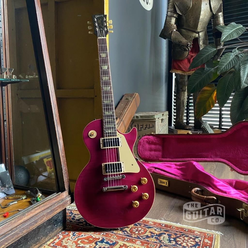 Gibson Les Paul Classic Plus Trans Purple 1992 OHSC, Musique & Instruments, Instruments à corde | Guitares | Électriques, Enlèvement ou Envoi