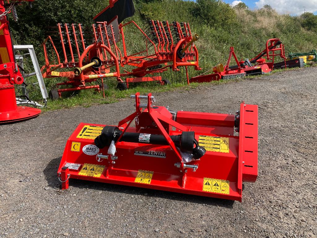 Klepelmaaier funny 132 C del Morino minitraktor, Tuin en Terras, Grastrimmers, Nieuw, Benzine, 50 cm of meer, Ophalen