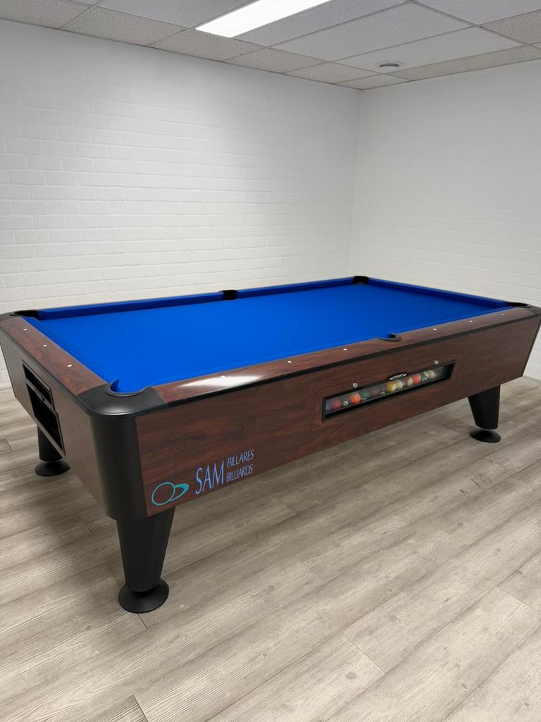Sam Bison pooltafel 7.5ft/8ft, Ophalen, Zo goed als nieuw, Pooltafel