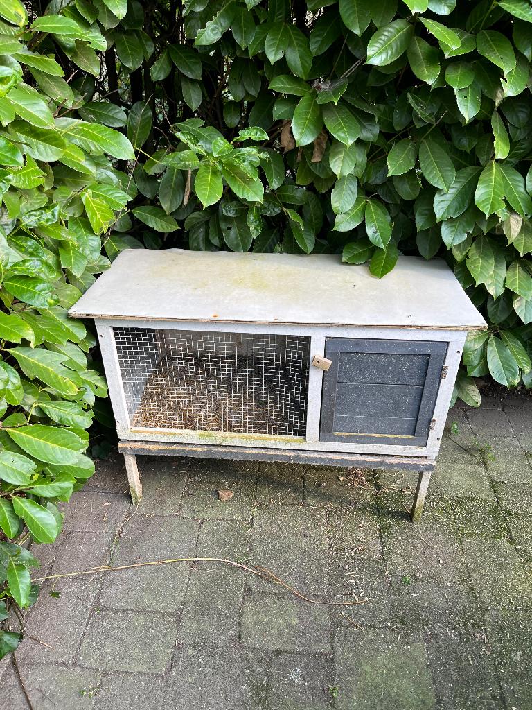 Gratis konijnenhokken, Dieren en Toebehoren, Ophalen, 60 tot 90 cm, Hok, 110 cm of meer