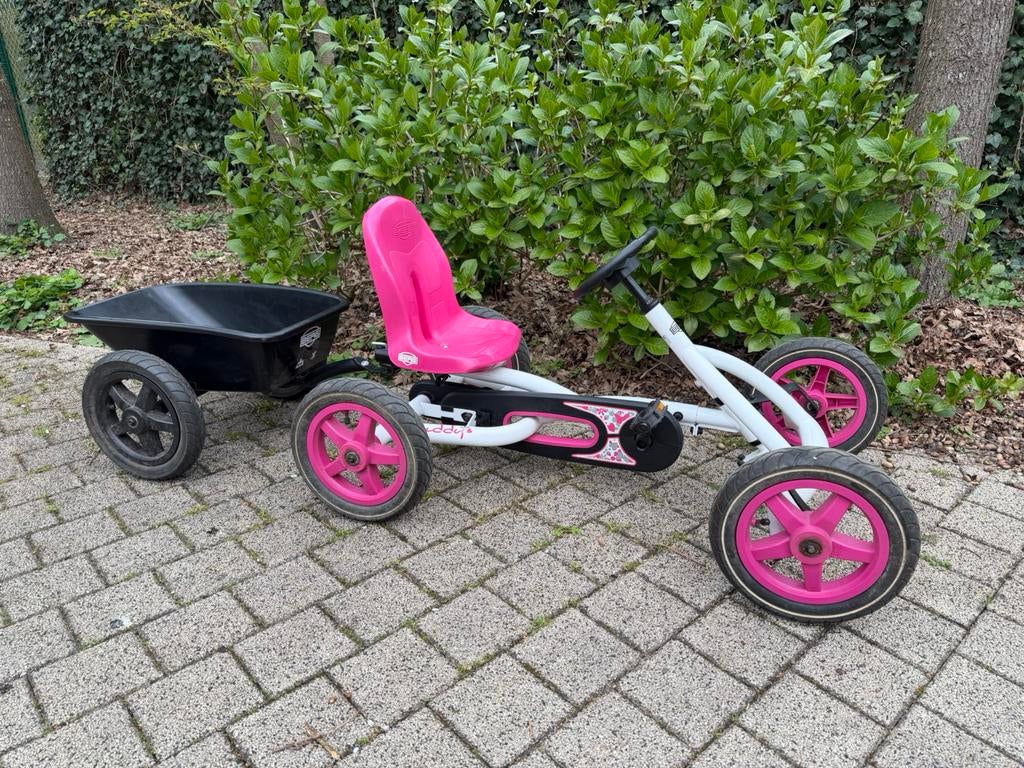 Berg Buddy skelter + aanhangwagen – nieuw staat, Kinderen en Baby's, Speelgoed | Buiten | Skelters, Ophalen, Zo goed als nieuw