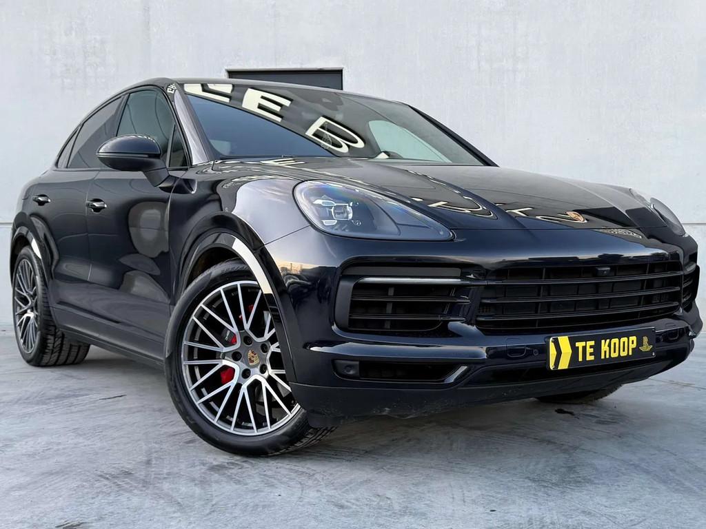 Porsche Cayenne Coupe*Memory*Pano*RS Design*Trekhaak* 360, Auto's, Automaat, Cayenne, Zwart, Leder