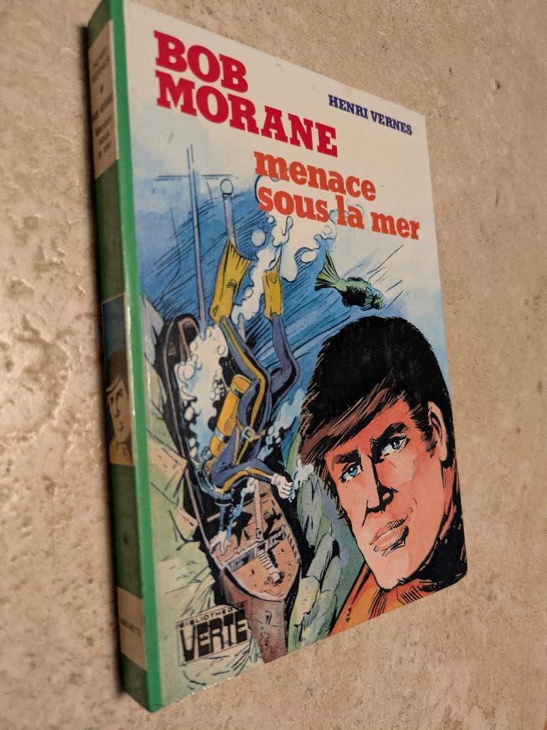 Bob Morane (Menace sous la mer)., Livres, Envoi, Utilisé, H. Vernes.