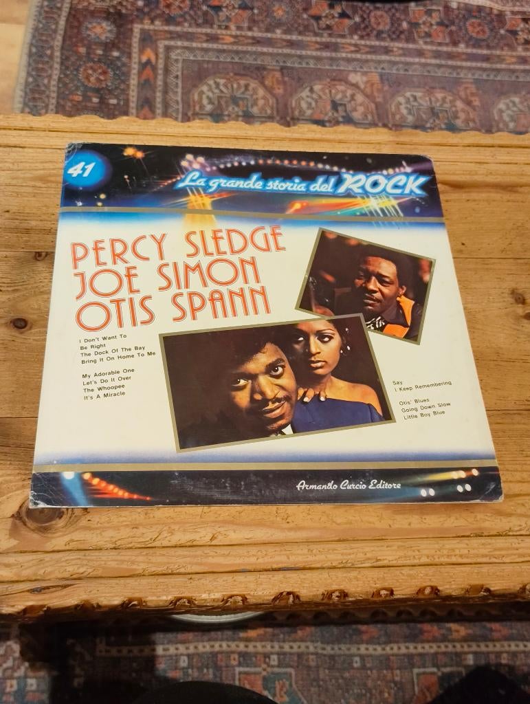 Lp van Percy Sledge / Joe Simon / Otis Spann, Cd's en Dvd's, Vinyl | Jazz en Blues, Gebruikt, Overige formaten, Ophalen of Verzenden