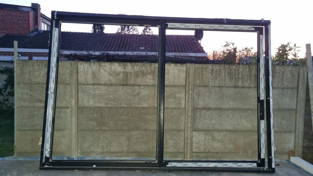 Porte coulissante, Enlèvement, Aluminium