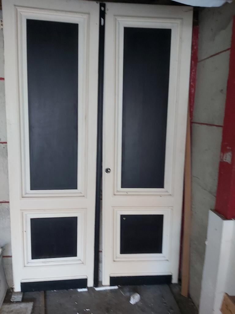 Deuren uit herenhuis., Bricolage & Construction, Fenêtres & Moustiquaires, Enlèvement, Moins de 80 cm, Bois, 215 cm ou plus