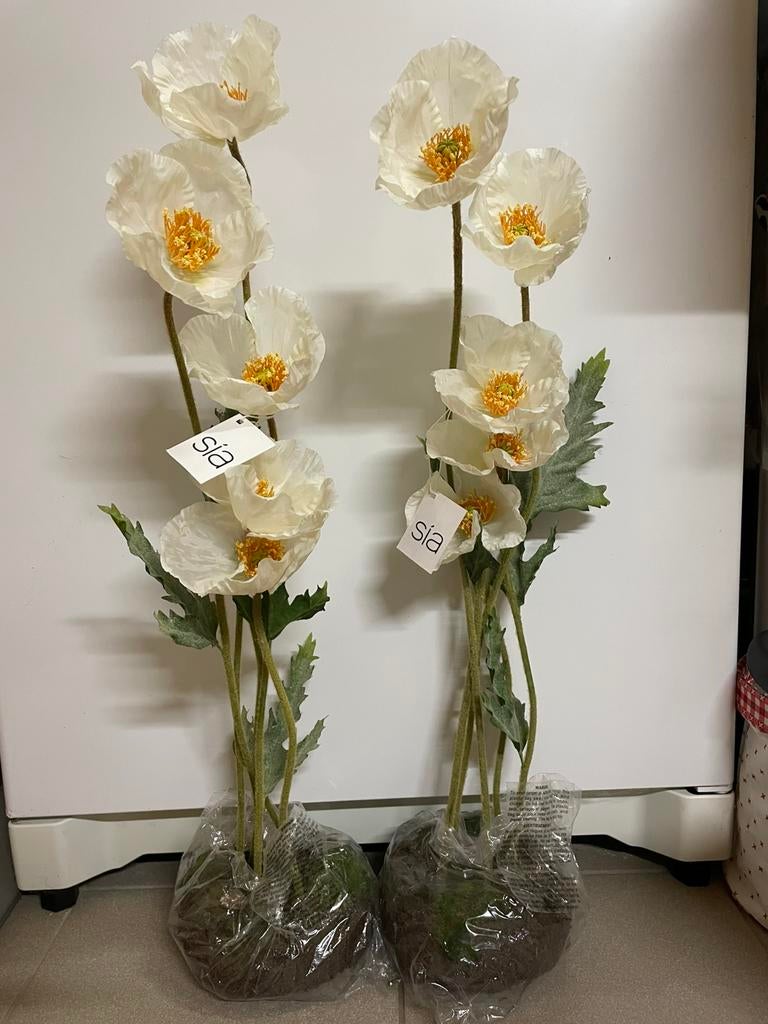Lot de 2 fleurs de décoration Sia 66cm!!!, Maison & Meubles, Accessoires pour la Maison | Plantes & Fleurs artificielles, Neuf