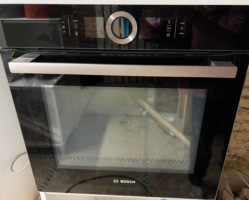 four HBG6764B1 BOSCH combi micro-ondes et ajout de vapeur, Four avec gril, Encastré, Comme neuf, Enlèvement