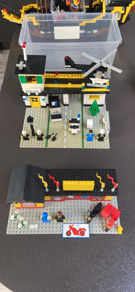Lego 381 commissariat et 6373 marchand de motos, Ophalen of Verzenden, Gebruikt, Complete set, Lego