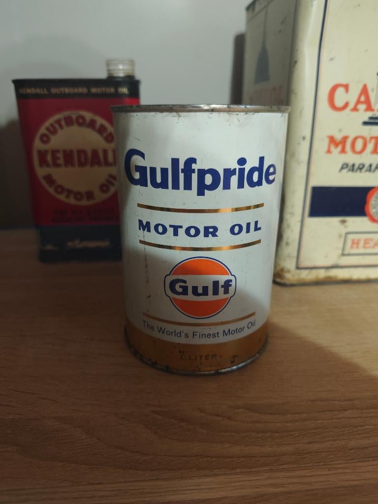 Bidon d'huile ancien olieblikk, Enlèvement ou Envoi, Utilisé, Emballage