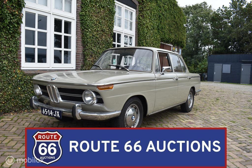 BMW 1800 | 1969 | Route 66 Auctions, Zwart, Bedrijf, Handgeschakeld, Overige carrosserie