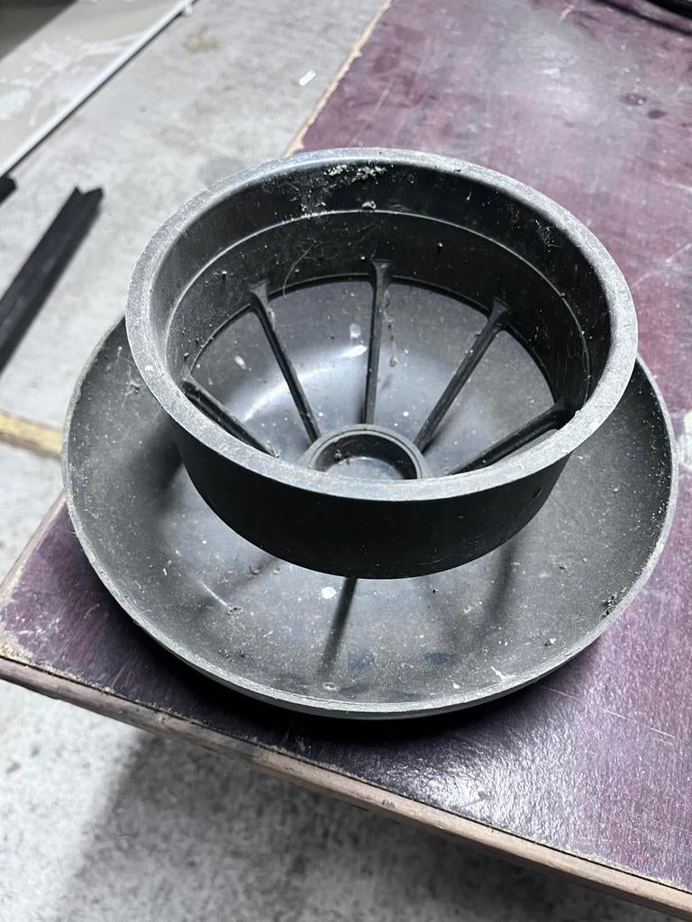 PVC ventilatiekap - 160mm - 10 stuks, Ophalen, Zo goed als nieuw