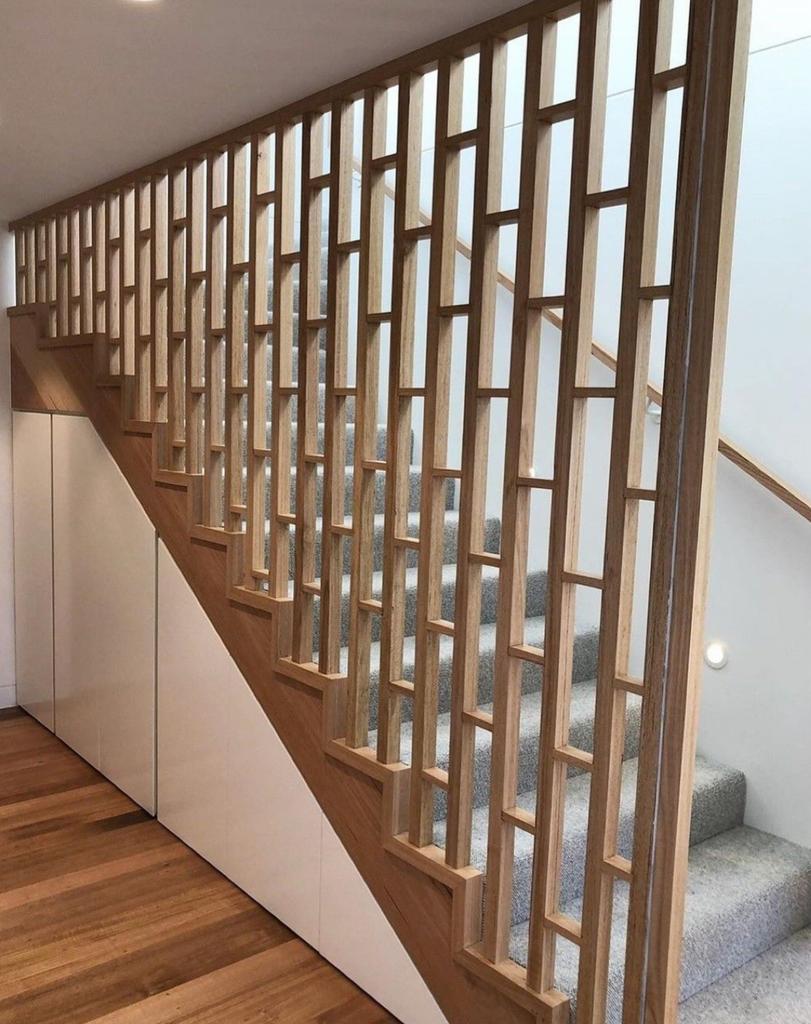 houten trap.  escalier en bois, Bricolage & Construction, Établis, Comme neuf, Enlèvement ou Envoi