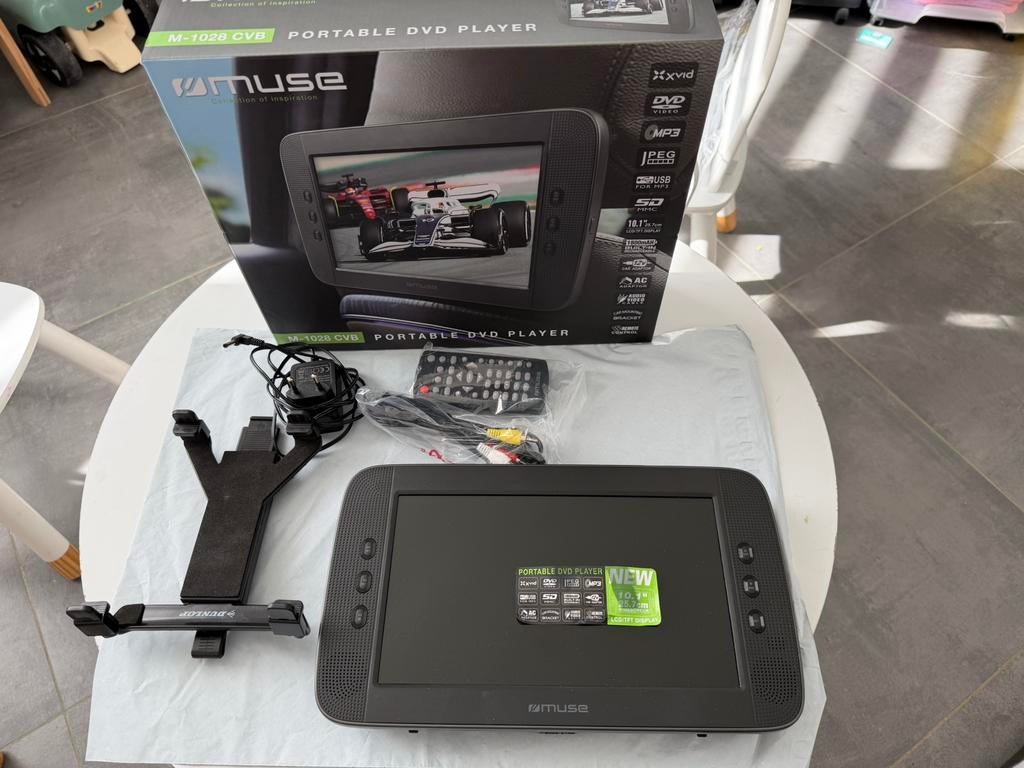 Lecteur DVD portable Muse M-1028 CVB, Autres marques, Comme neuf, Enlèvement, Lecteur DVD