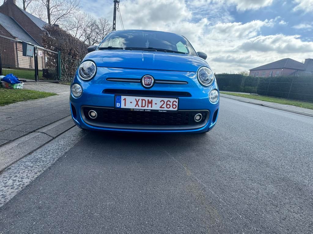 Fiat 500s Rockstar Automaat, Autos, Fiat, Autres modèles, Achat, Entreprise, Noir