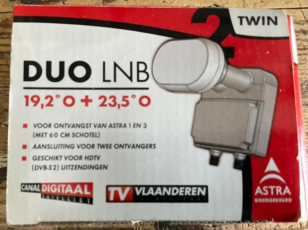 DUO LNB TV vlaanderen, Ophalen of Verzenden, Nieuw