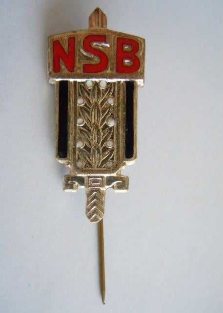 épingle pin NSB - Nationale Strijdersbond van België, Collections, Objets militaires | Général, Enlèvement ou Envoi, Autres, Emblème ou Badge