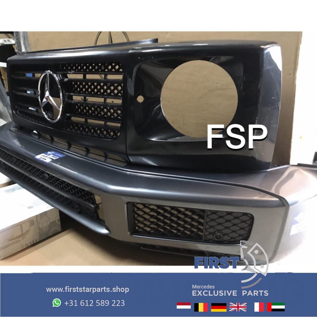 W463 VOORBUMPER + GRIL GRIJS Mercedes G KLASSE AMG 2018-2021