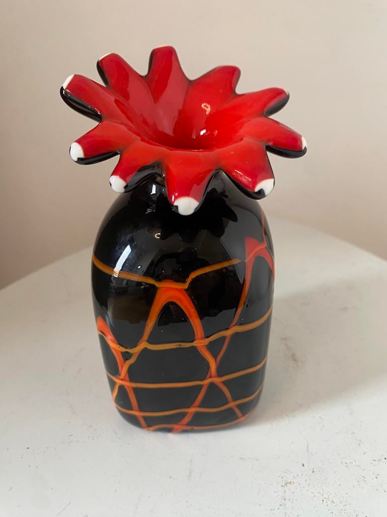 Vase vintage verre Murano, Enlèvement ou Envoi