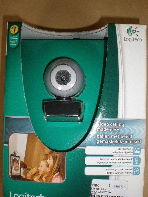 Logitech-webcam, Computers en Software, Webcams, Ophalen, Zo goed als nieuw