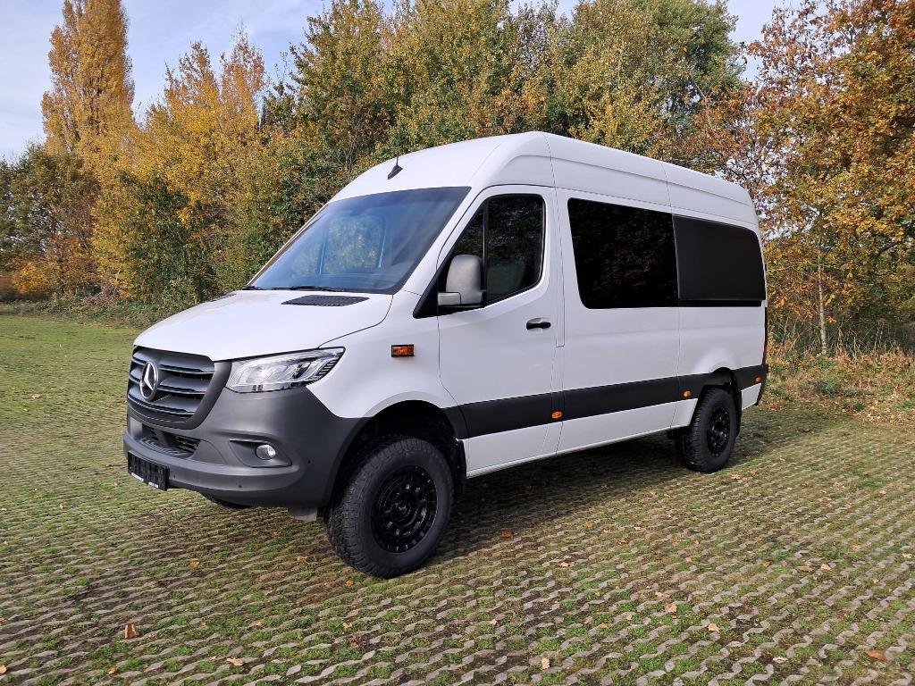 Mercedes sprinter 4x4 cascocamper (62950+btw), Caravans en Kamperen, Mobilhomes, Automaat, Buscamper of Camperbus, Navigatie, Mercedes-Benz