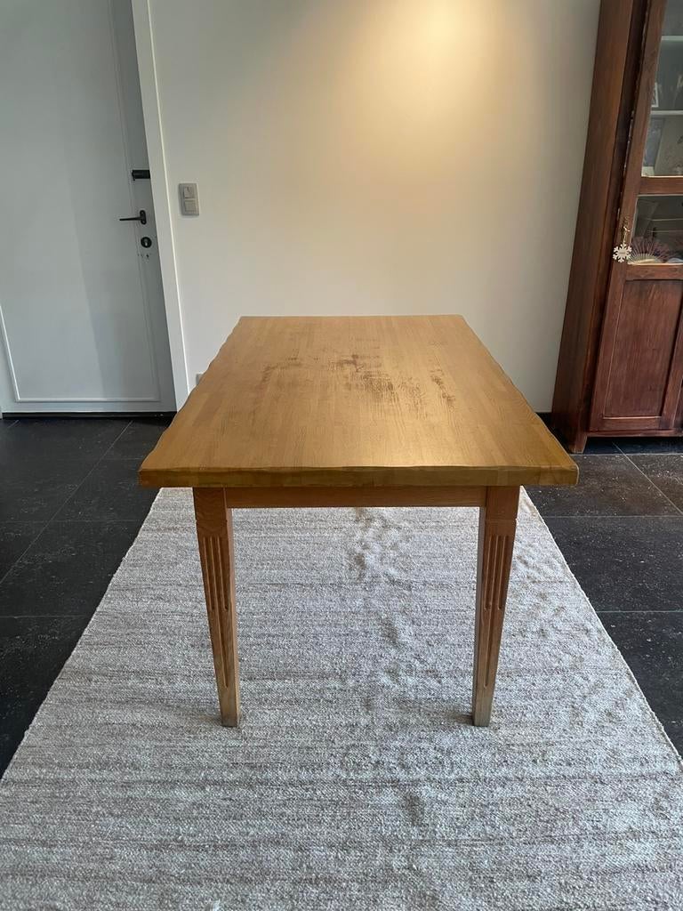 Massieve houten tafel, Maison & Meubles, Tables | Tables à manger, Utilisé, 50 à 100 cm, 150 à 200 cm, Quatre personnes, Rectangulaire