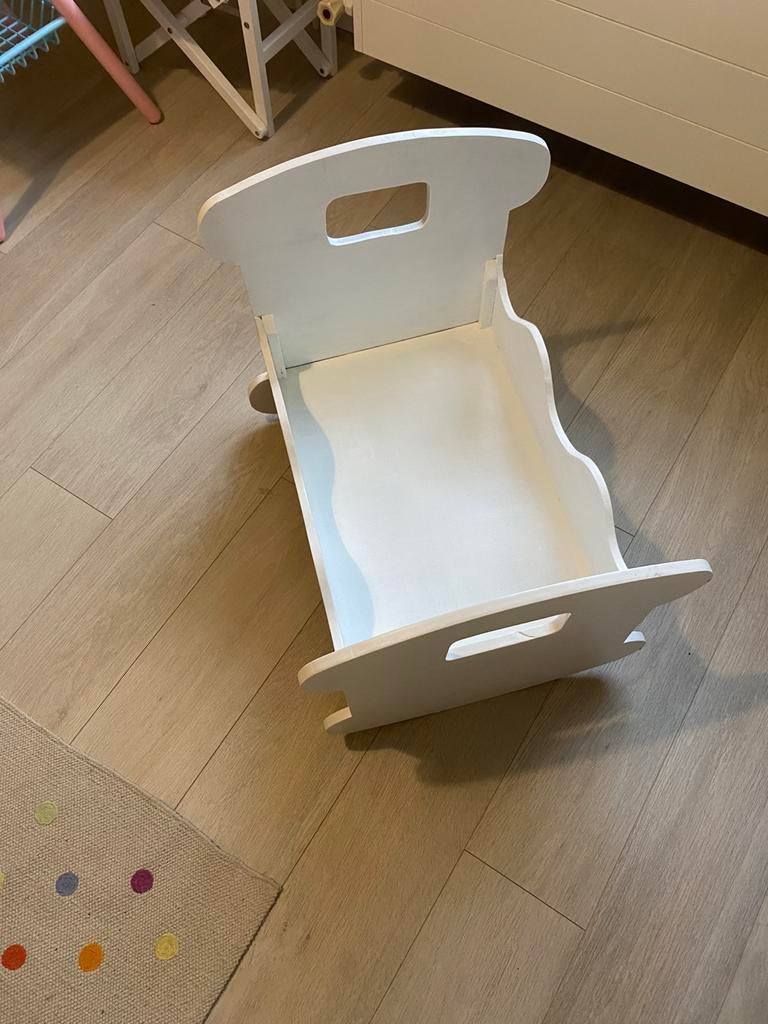 Poppenbed, Kinderen en Baby's, Speelgoed | Poppen, Ophalen, Zo goed als nieuw